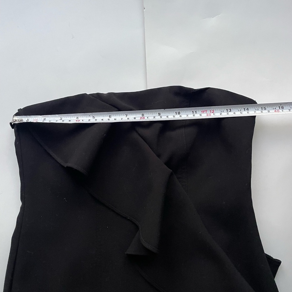 Likely Monetta Strapless Ruffle Mini Dress Black Size 8 Revolve Cocktail - Picture 5 of 7